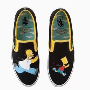 Vans Simpsons Black Slip-On Shoes